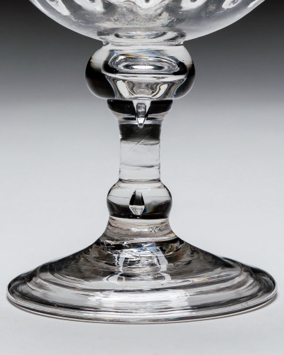 A BALUSTER MEAD GLASS
