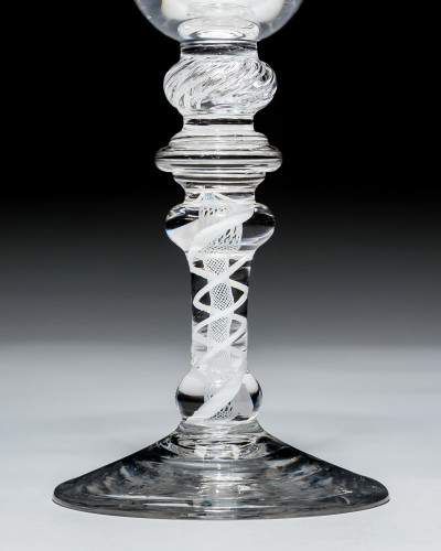 A COMPOSITE STEM BALUSTER GOBLET