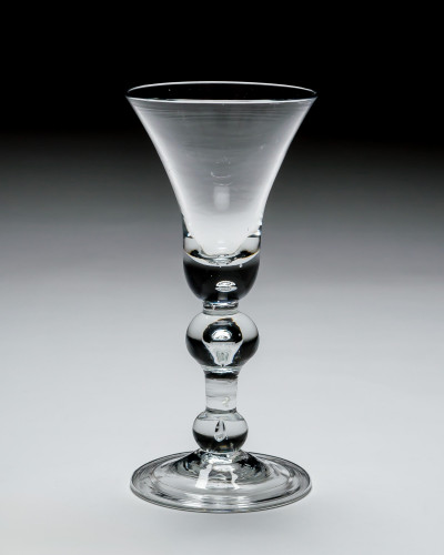A LARGE 18TH CENTURY BALUSTER GOBLET