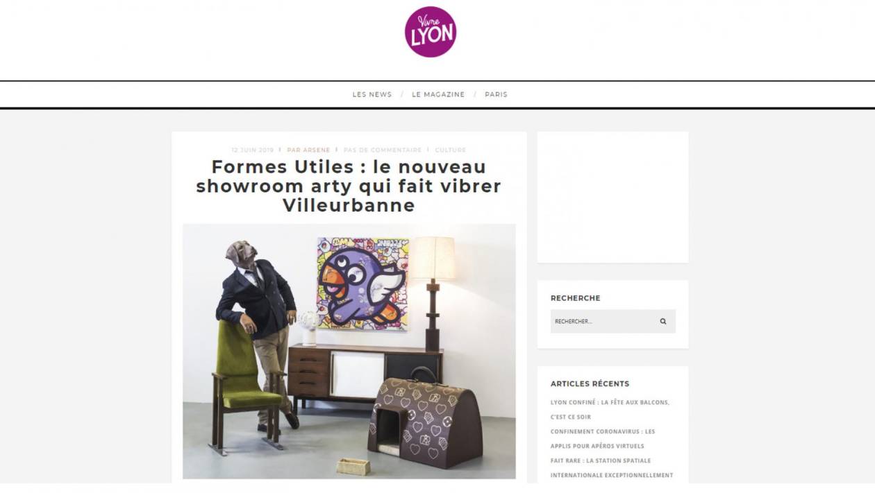 FORMES UTILES, THE NEW SHOWROOM THAT MAKES VILLEURBANNE VIBRATE