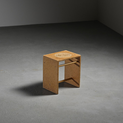 Rare Stool by Max Bill, Ulm circa 1962