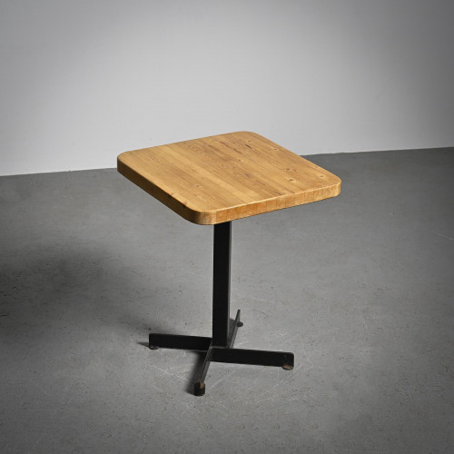 Square Table from Les Arcs 2000 by Charlotte Perriand, circa 1979.