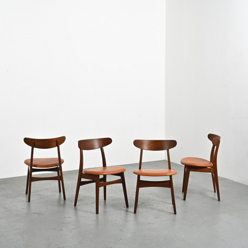 Scandinavian Chairs by Hans Wegner, circa 1955
