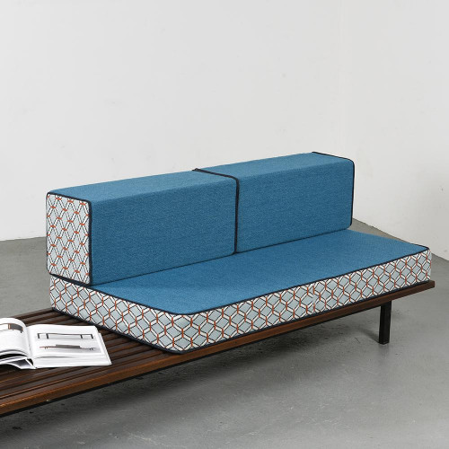Charlotte Perriand Mahogany Cansado Wood Bench, circa 1962.