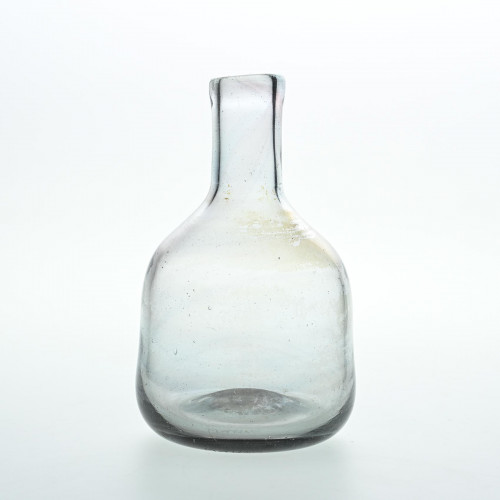 Flacon en verre soufflé  par Claude Morin, Dieulefit circa 1975