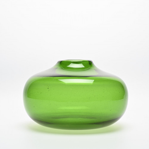 Claude Morin, vase en verre soufflé, France