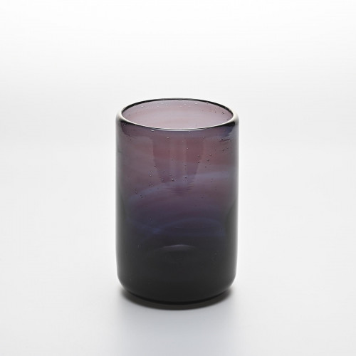 Claude Morin, vase rouleau en verre soufflé, France 1975