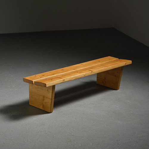 Banc par Christian Durupt, La Plagne circa 1960