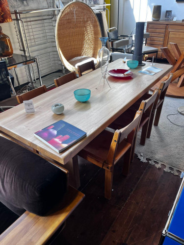 Set of 6 chairs by Pierre Chapo