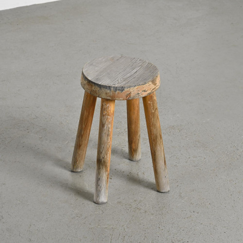 Tabouret par Charlotte Perriand pour les Arcs 1600, circa 1965