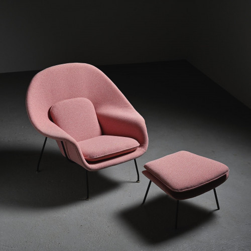 Womb Chair 1ère édition par Ero Saarinen,Knoll, ca. 1948.
