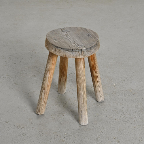 Tabouret par Charlotte Perriand pour les Arcs 1600, circa 1965