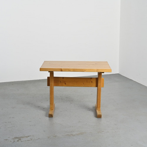 Solide Pine Dining Table, Les Arcs, France.