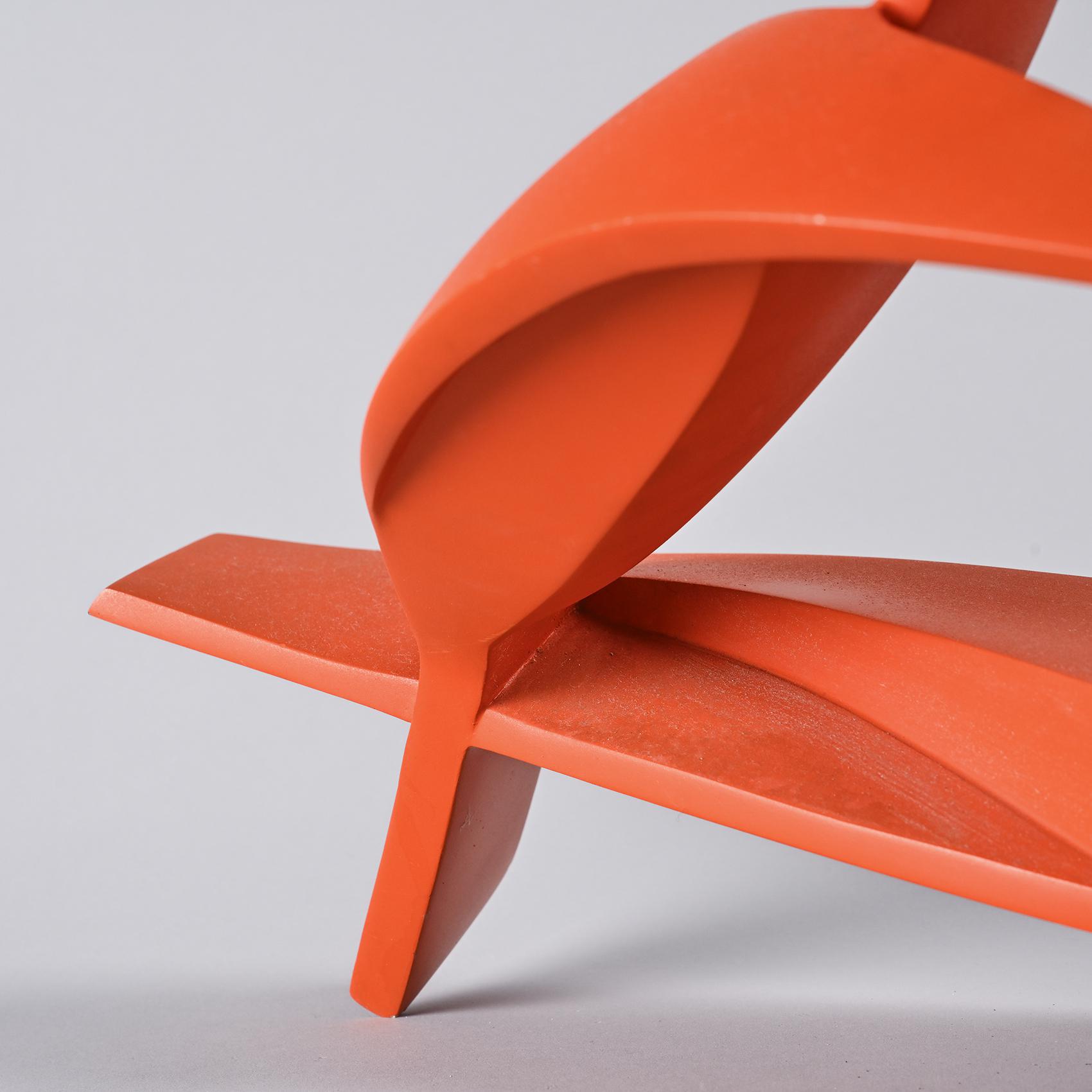 Abstract sculpture by Paolo Schiavocampo, circa 1970