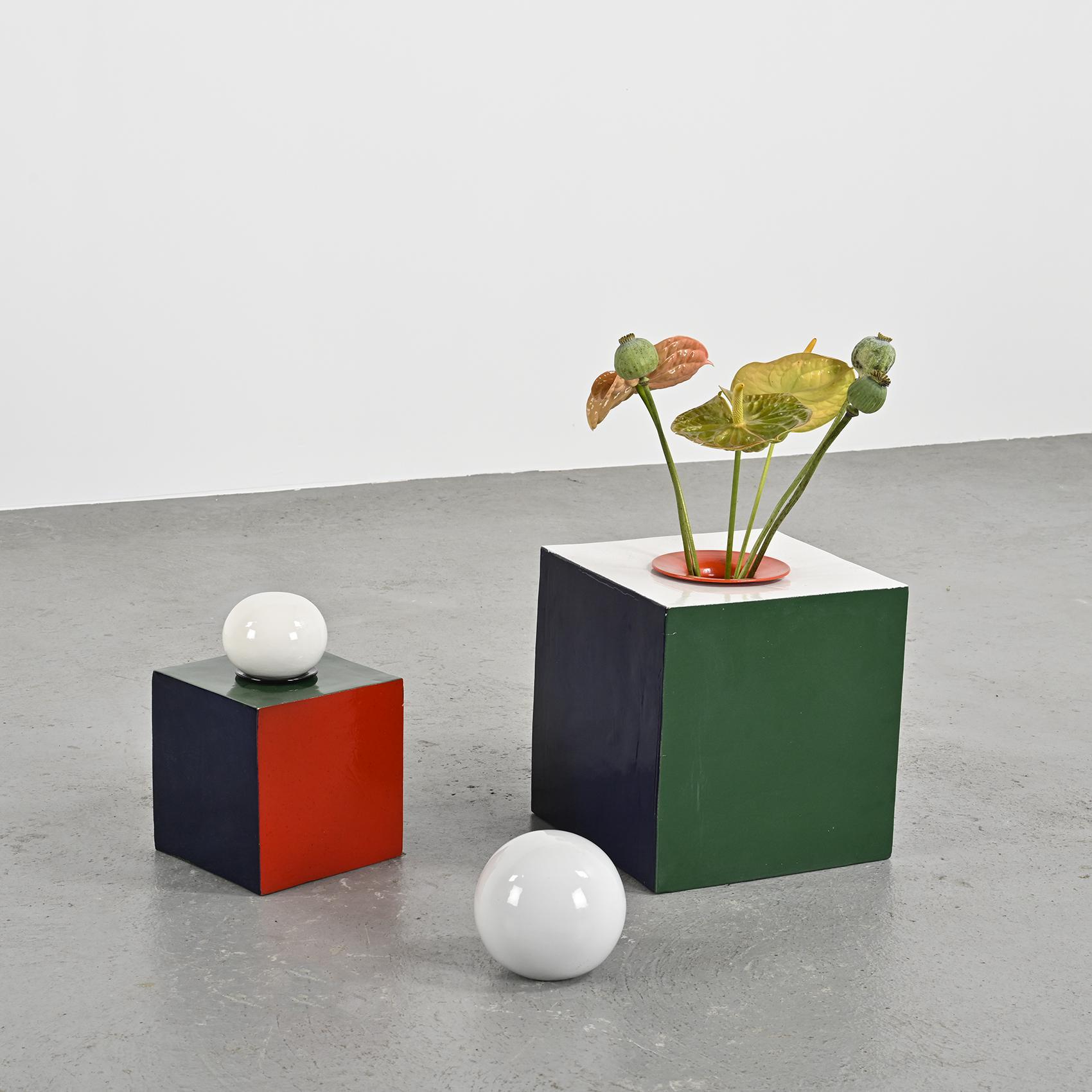 Suite de deux vases par Antonio Lucietti, 1974