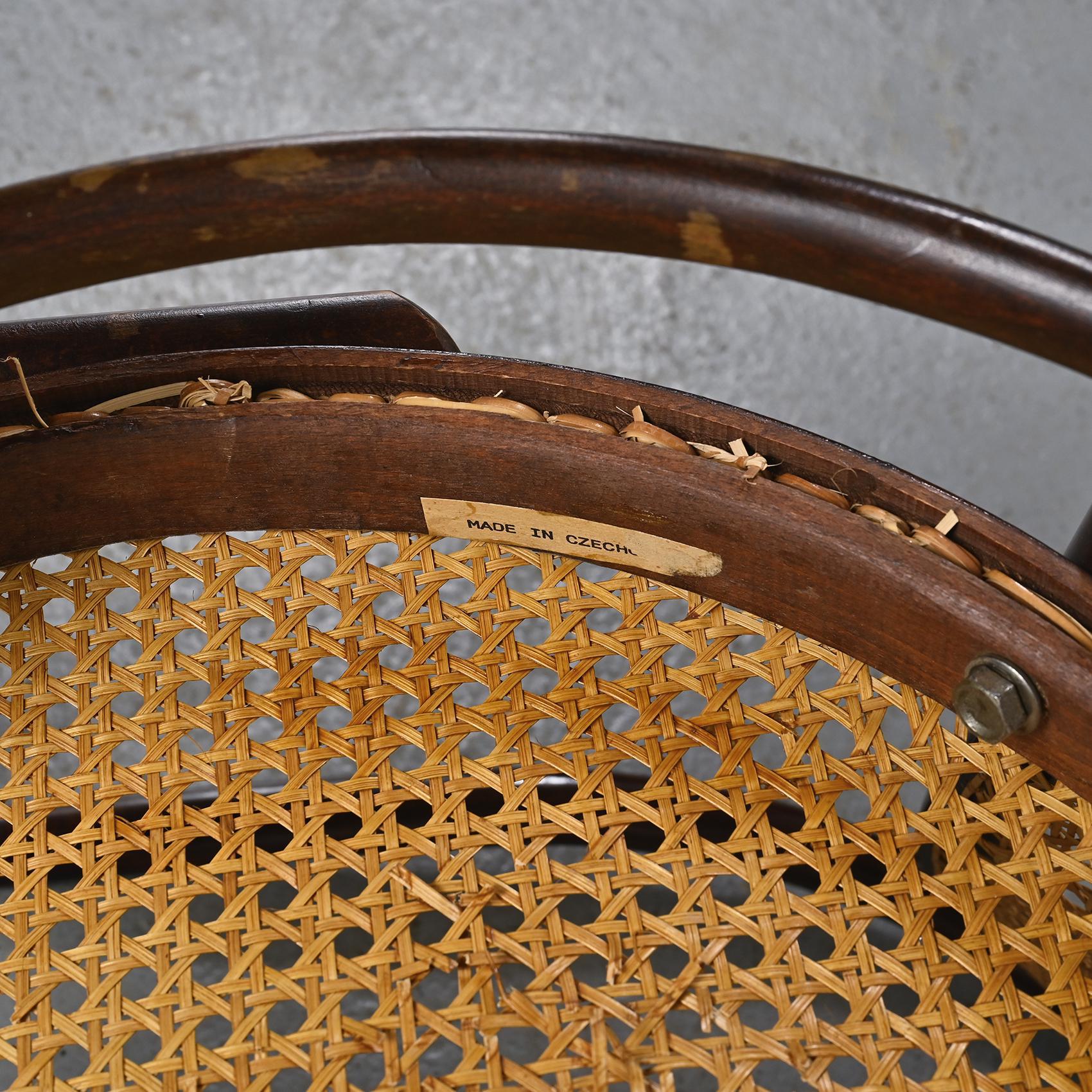 Thonet Armchair model N°33, circa 1960