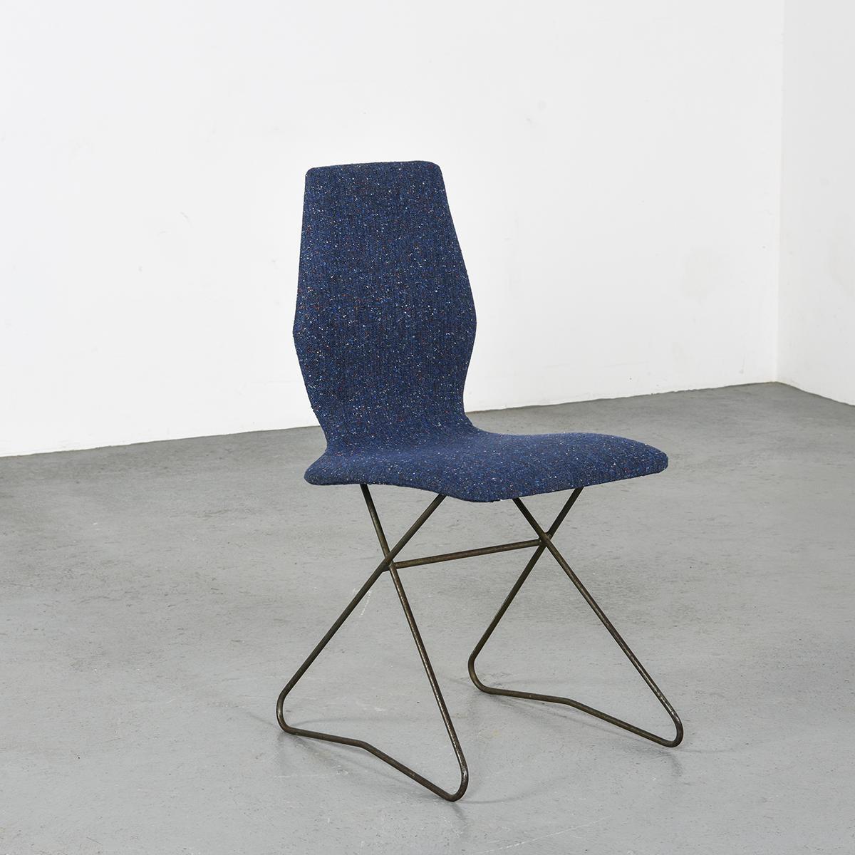 1950s Pair of Dining chairs by Louis Paolozzi