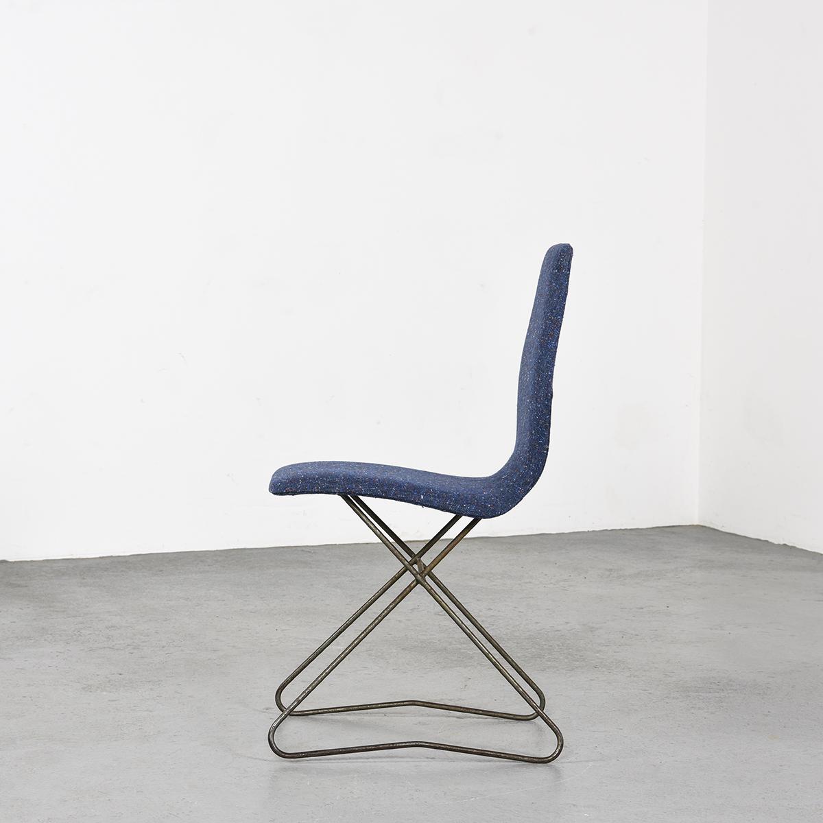 1950s Pair of Dining chairs by Louis Paolozzi