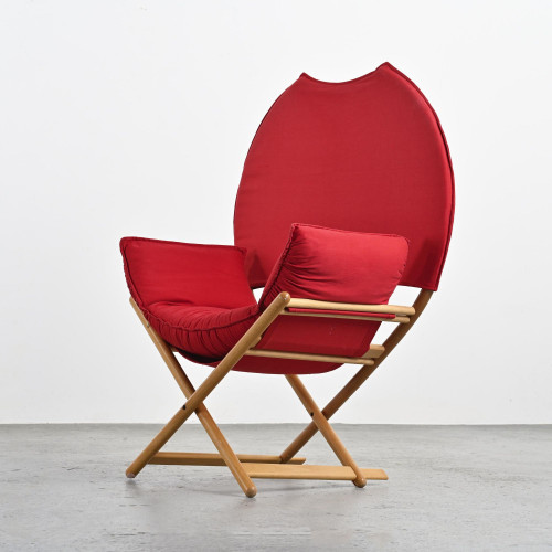 Fauteuil modèle Regina d'Africa par Vico Magistretti, ca. 1979