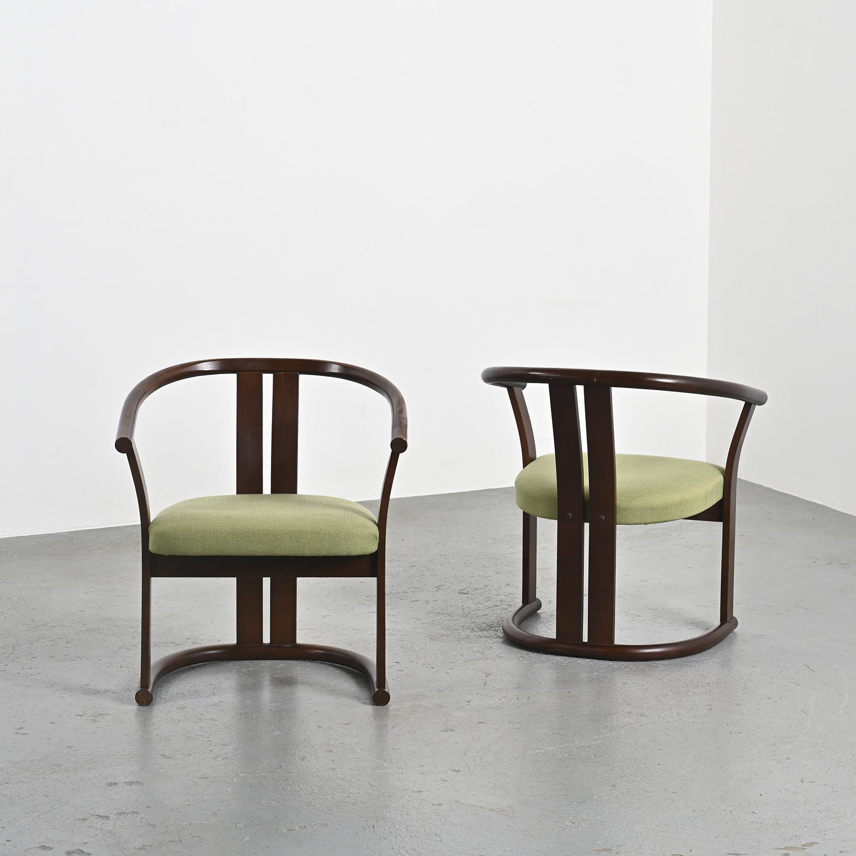 Paire de Fauteuils en Hêtre par Isamu Kenmochi, vers 1965