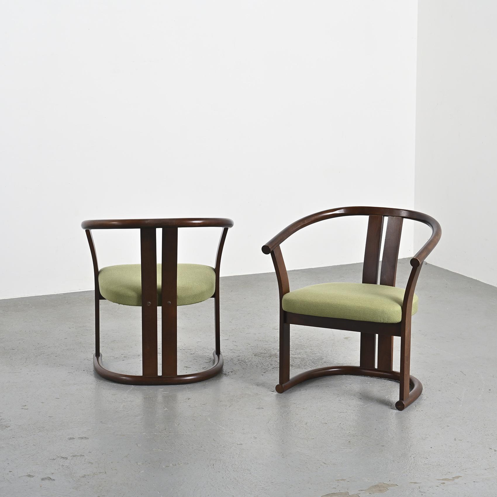 Paire de Fauteuils en Hêtre par Isamu Kenmochi, vers 1965