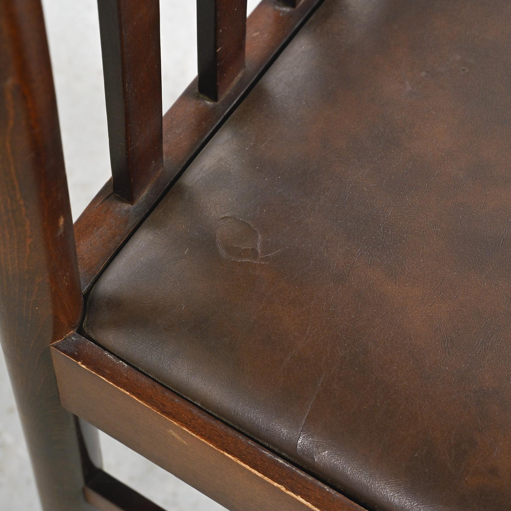 Suite de 4 chaises par Isamu Kenmochi Édition Akita Mokko, Japon 1970