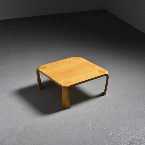 Zataku Square Table by Saburo Inui, Tendo Mokko Japan