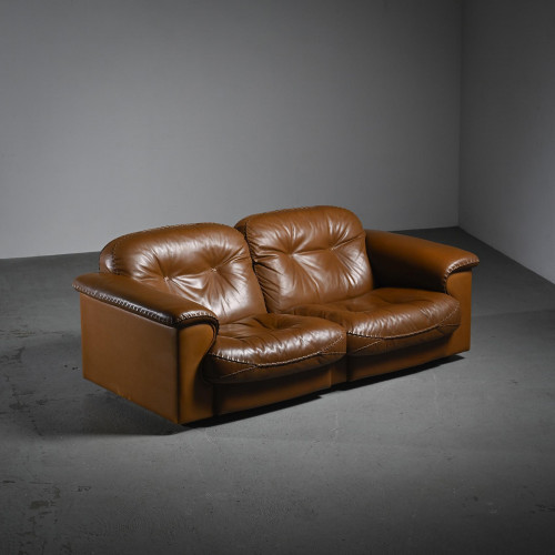 Canapé DS 101 en cuir, DE SEDE circa 1970
