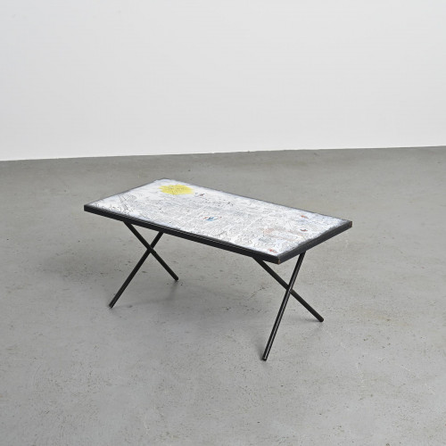 Enamelled coffee table by Bernard Hesling, Sydney, circa 1970