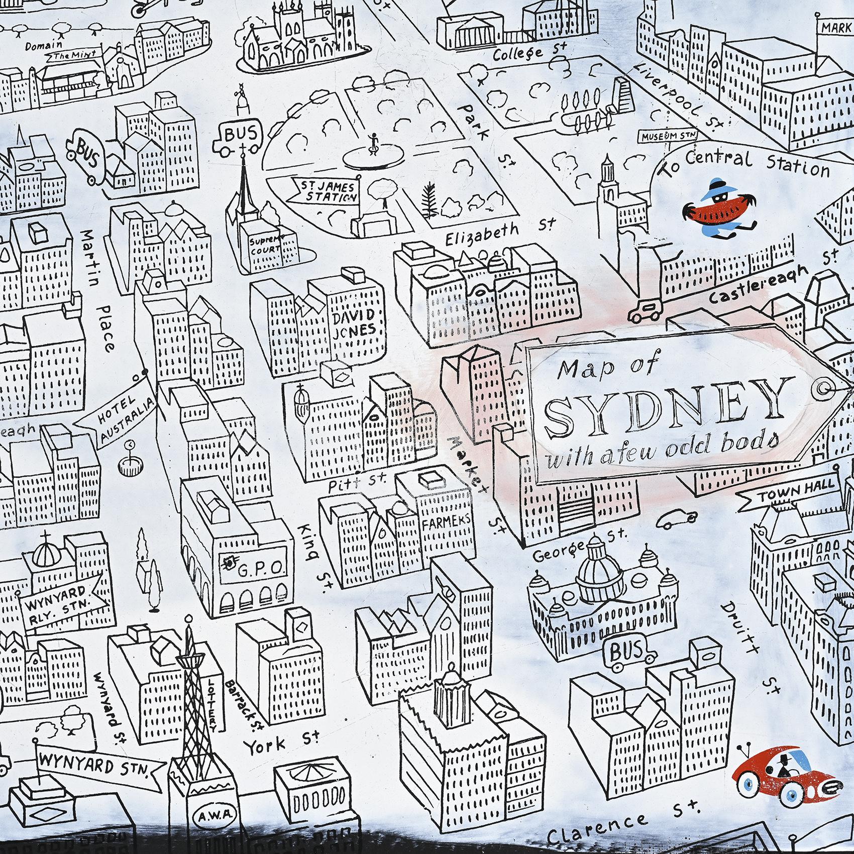 Enamelled coffee table by Bernard Hesling, Sydney, circa 1970