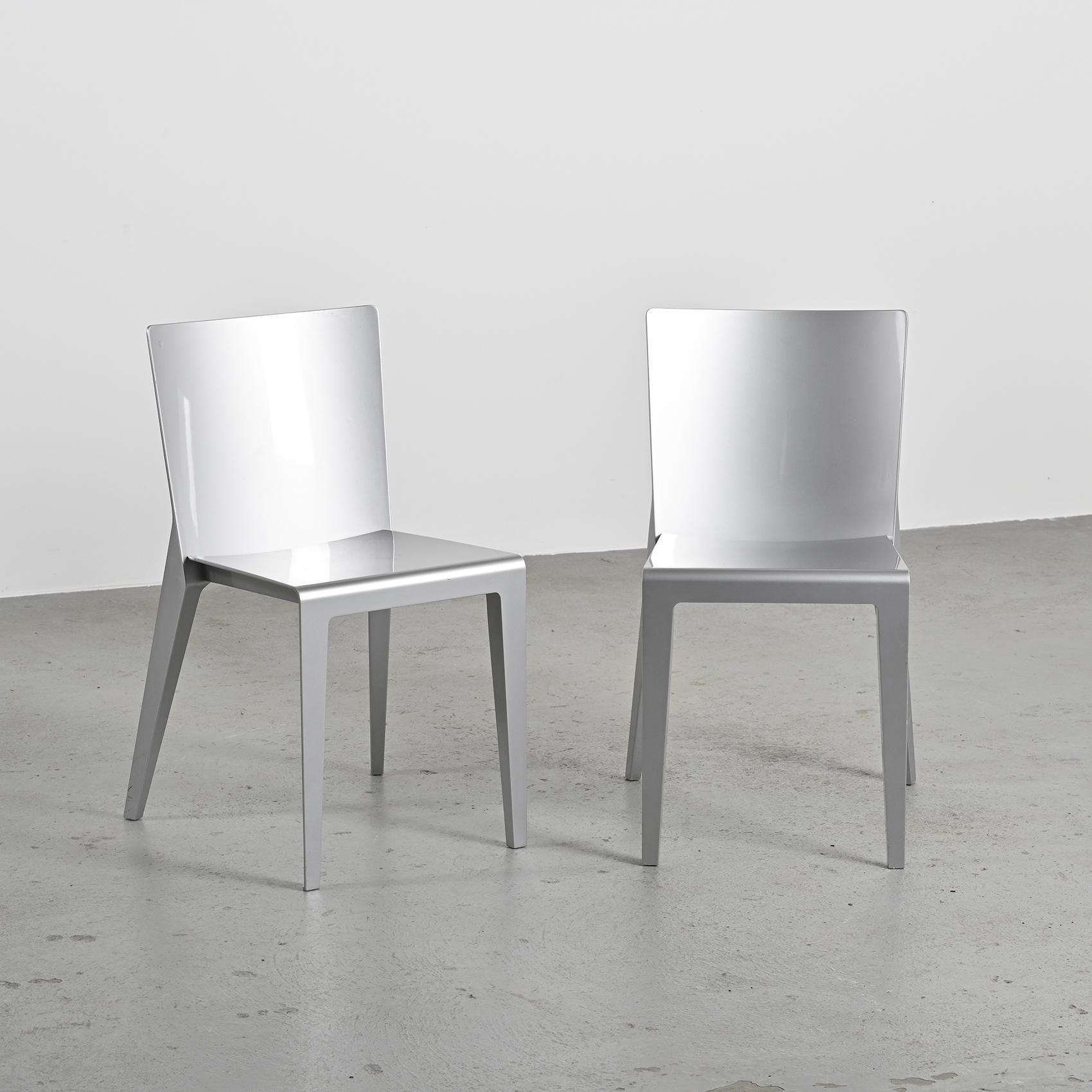 Pair of Alfa chairs by Hannes Wettstein, 2001, Molteni