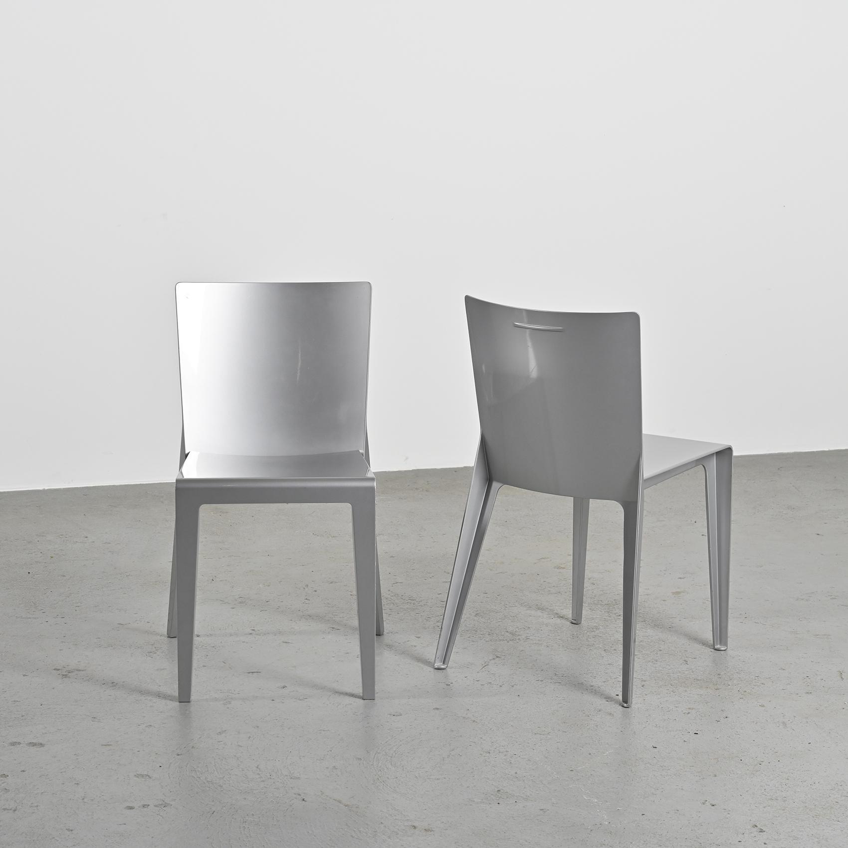 Pair of Alfa chairs by Hannes Wettstein, 2001, Molteni