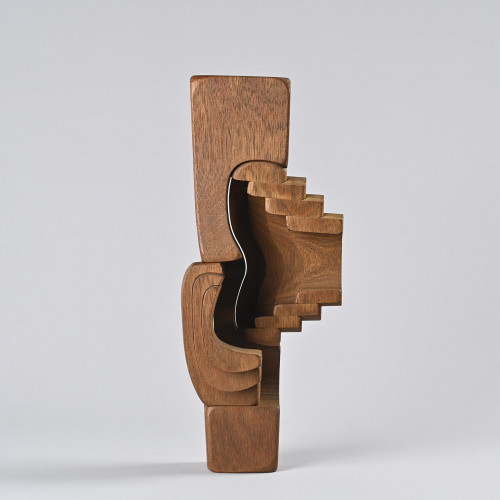 Sculpture en bois par Brian Willsher, Royaume-Uni circa 1970