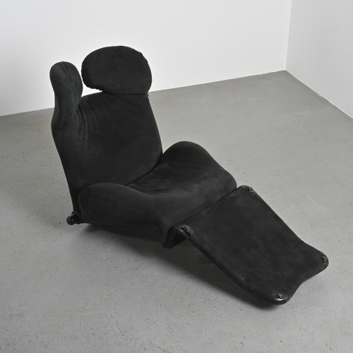 Adjustable "Wink" chair by Toshiyuki Kita, Cassina edition, Italy, circa 1980