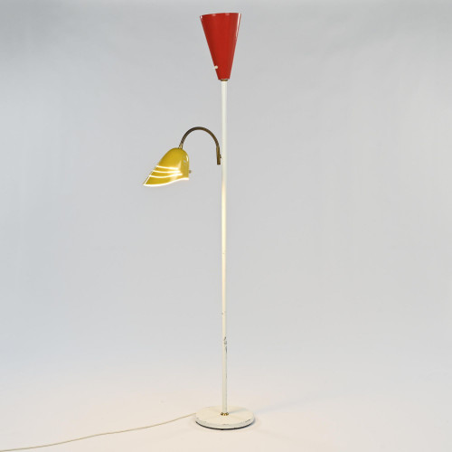 Lampadaire Italien en métal laqué, circa 1960