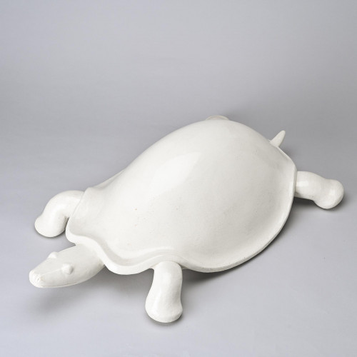 "Tartaruga", Sculpture en céramique par Ugo La Pietra, Superego, Italie, 2006
