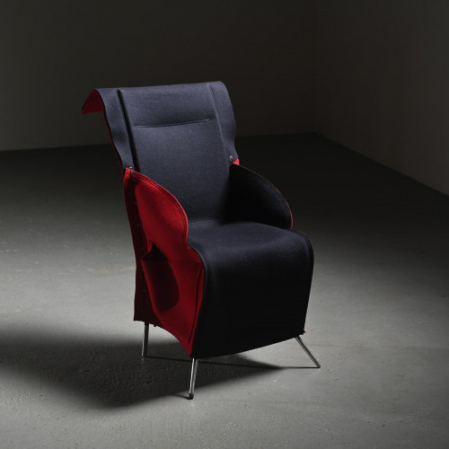 Filzka armchair by Borek Sipek for Scarabas, Netherlands, circa 1990