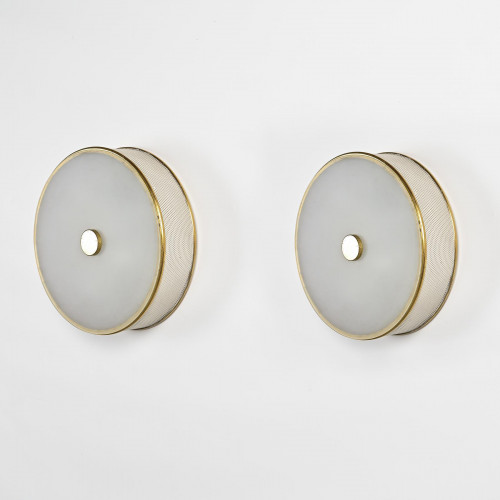 Pair of wall lights, Maison Lunel, circa 1955
