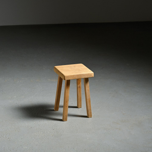 Vintage stool by Charlotte Perriand, France.