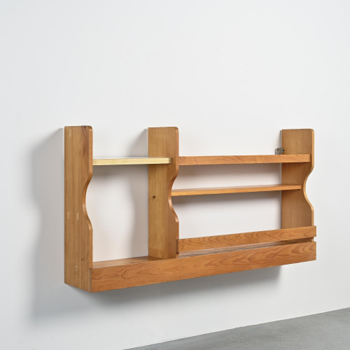 Wall mounted pine dresser, Les Arcs 1800, circa 1970