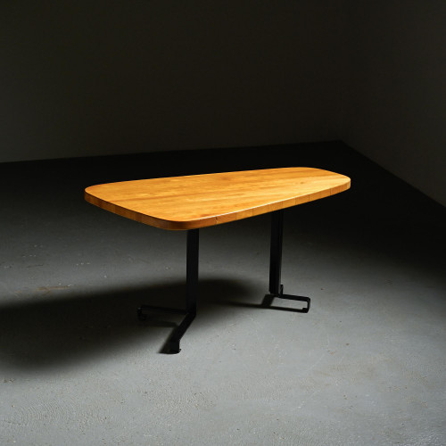 Free-form Table by Charlotte Perriand, Les Arcs circa 1986