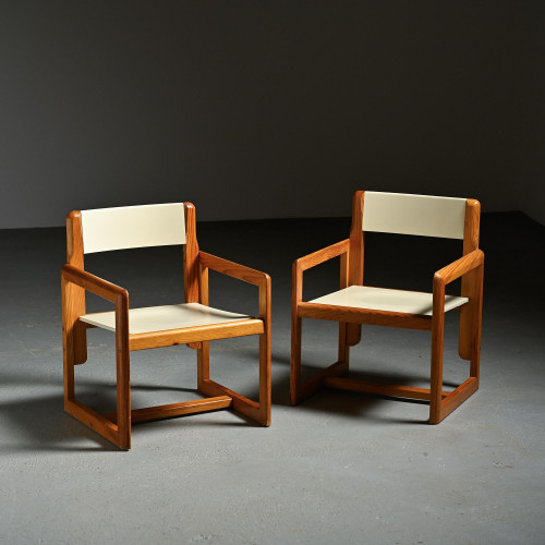 Pair of Armchairs by André Sornay, Circa 1960