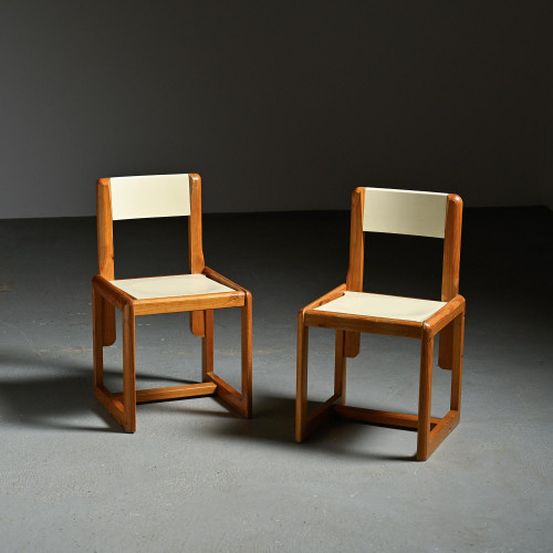 André Sornay : Chairs by André Sornay, Set of 2, circa 1960