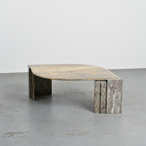 Table basse en marbre, Italie, circa 1970