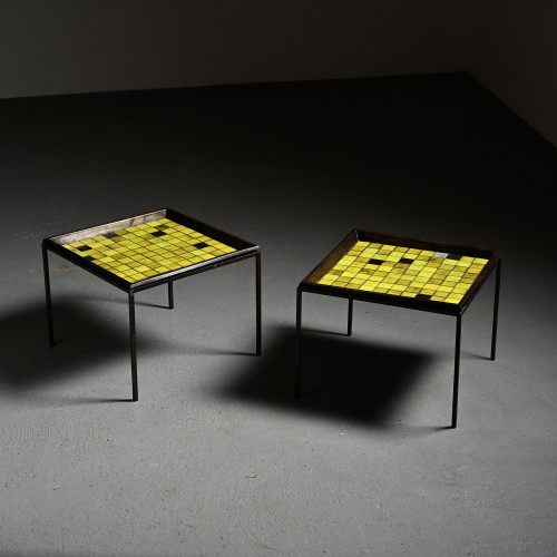 Pair of Side Tables by Mado Jolain & René Legrand, circa 1955