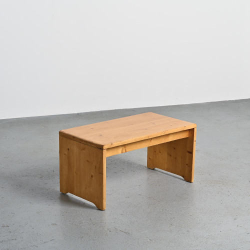 Solid Pine Bench, Les Arcs 1600, France