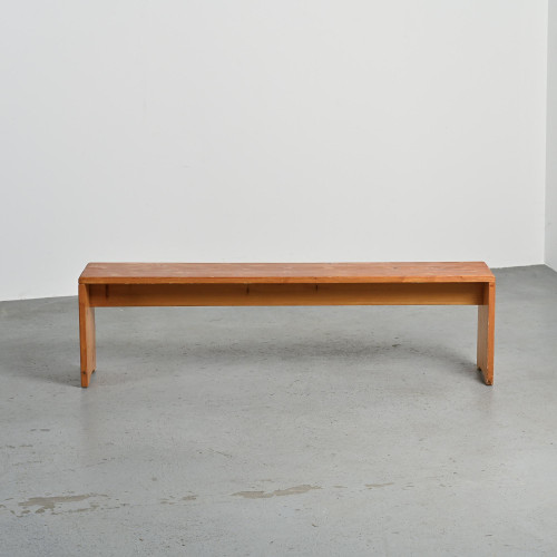 Alpine pine bench, France, circa 1975