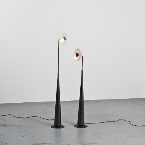 1195 "Club" floor lamps by Giuseppe Ramella for Arteluce Italy