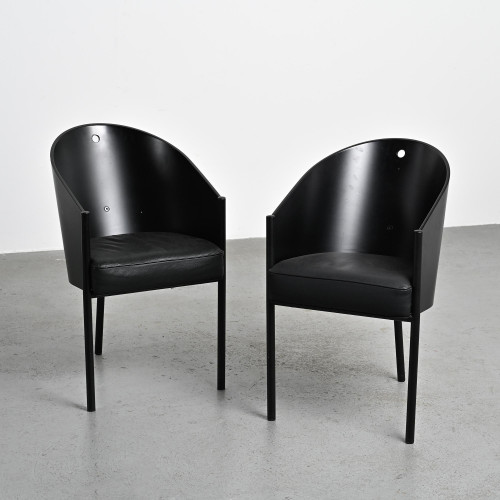 Paire de fauteuils Costes par Philippe Starck, circa 1984