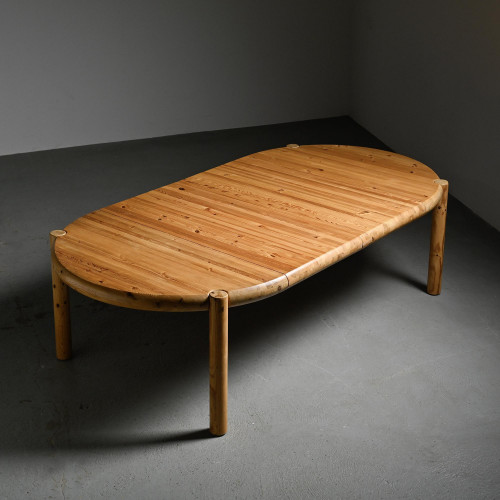 Table à manger extensible par Rainer Daumiller, Hirtshals Savværk, Danemark, circa 1979